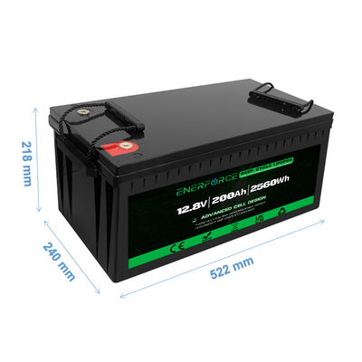 Συσκευή μπαταριών 12V 200Ah LiFePO4 για κέντρα δεδομένων Ηλιακή ενέργεια Ηλεκτρικά οχήματα