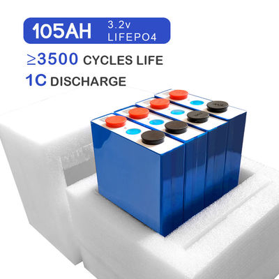 EVE LF105 Grade A 3.2V 105AH Lifepo4 Πρισματικό κύτταρο για ηλιακή ενέργεια UL CE πιστοποιημένο