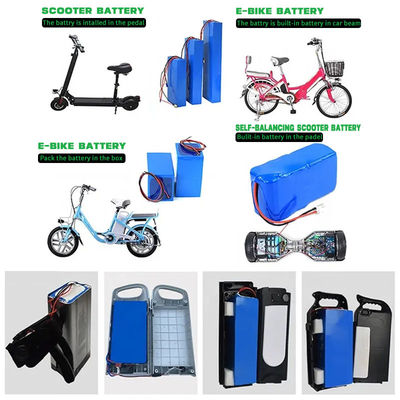48V 10Ah E Bike Ηλεκτρικό σκούτερ Λιθιογενής μπαταρία Πακέτο ταχύτερη φόρτιση 18650 Πακέτο