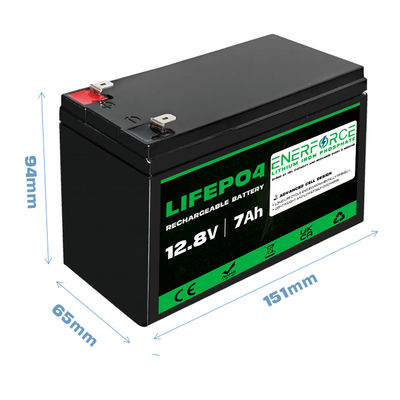 12V 7Ah EV LiFePO4 μπαταρία επαναφορτιζόμενη με ενσωματωμένο BMS για παιδικό αυτοκίνητο παιχνιδιού