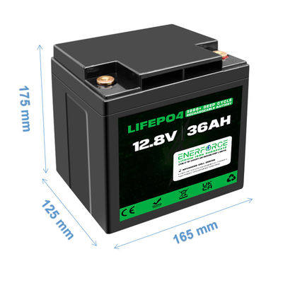 36Ah 12V LiFePO4 μπαταρία λιθίου επαναφορτιζόμενη για ηλεκτρικά εργαλεία και ηλεκτρικά παιχνίδια