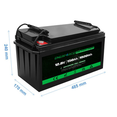 OEM 12V 150Ah LiFePO4 μπαταρία Pack για την παροχή ενέργειας έκτακτης ανάγκης του συστήματος EPS