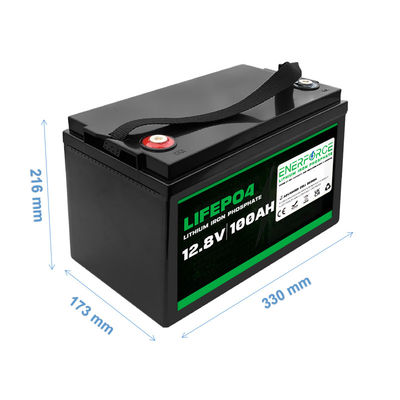 Enerforce LFP 12V LiFePO4 μπαταρία 100ah 11,66kg για ηλιακή ενέργεια