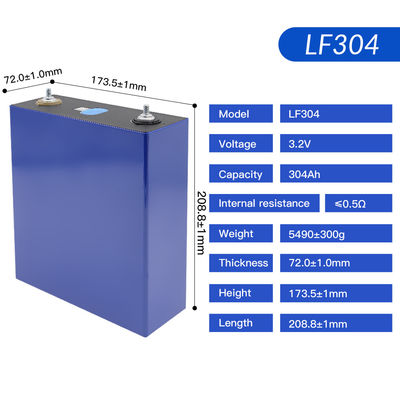 EVE Lifepo4 3.2V 304AH Lithium Iron Phosphate LFP μπαταρία 4000 κύκλος για ηλιακή ενέργεια