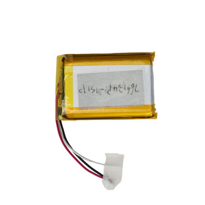 Ανανεώσιμη μπαταρία πολυμερούς λιθίου LIPO 3.7V 1350mAh για βιομηχανική χρήση