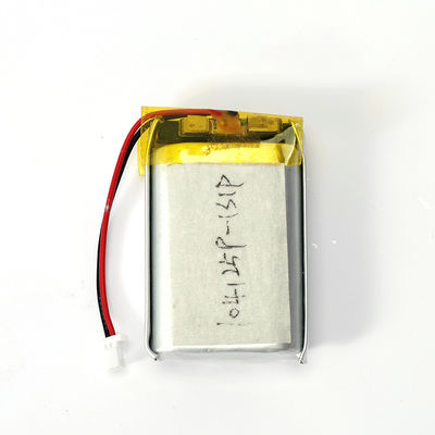 104125 Ομιλητής Λιθιοπολυμερή μπαταρία 3.7 V 1100mAh Με συνδετήρα JST
