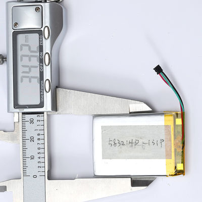 3.7V 230mAh φορητή φορητή μπαταρία LiPo για καταναλωτικά ηλεκτρονικά