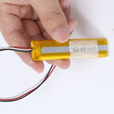 Lipo 3.7 V Lithium Polymer επαναφορτιζόμενη μπαταρία 1050mAh για καταναλωτικά ηλεκτρονικά