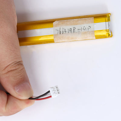 Lipo 3.7 V Lithium Polymer επαναφορτιζόμενη μπαταρία 1050mAh για καταναλωτικά ηλεκτρονικά