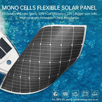 OEM φορητό κινητό 100W ευέλικτα ηλιακά πάνελ για πεζοπορία CE CB TUV πιστοποιημένο