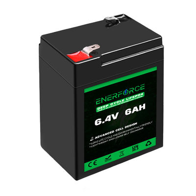 6.4V 6Ah 8Ah επαναφορτιζόμενη μπαταρία Lifepo4 32650/32700