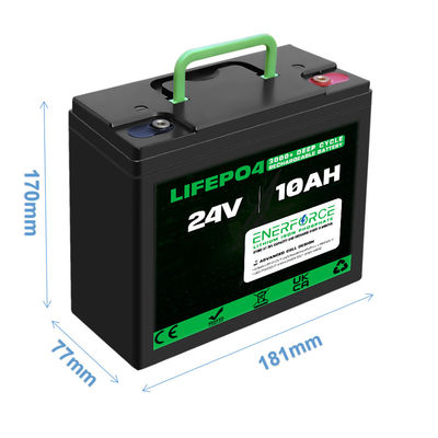 24V 10Ah LFP Lifepo4 μπαταρία για κινητικότητα Scooter Golf Cart Buggy Go Kart