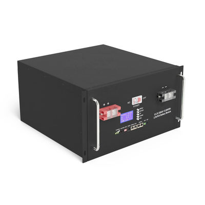100Ah 48V LiFePO4 μπαταρία 5120Wh 51.2 V μπαταρία ιόντων λιθίου για συστήματα ηλεκτρικής ενέργειας