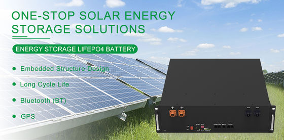10kWh 51.2V 200Ah LiFePO4 Rack Mount Lithium Battery για την αποθήκευση ηλιακής ενέργειας στο σπίτι