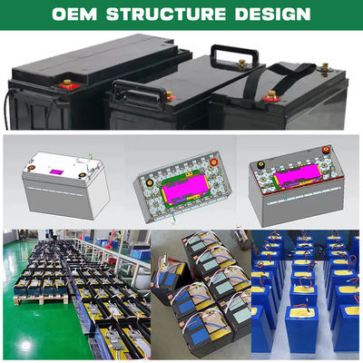 12.8V 100Ah LiFePO4 μπαταρία Enerforce OEM Μεγάλη διάρκεια ζωής για ηλιακά και εφεδρικά συστήματα