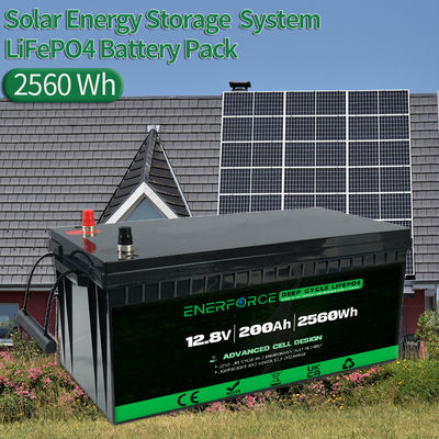 12.8V 100Ah LiFePO4 μπαταρία Enerforce OEM Μεγάλη διάρκεια ζωής για ηλιακά και εφεδρικά συστήματα